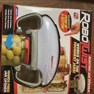 Hands free electric jar opener.